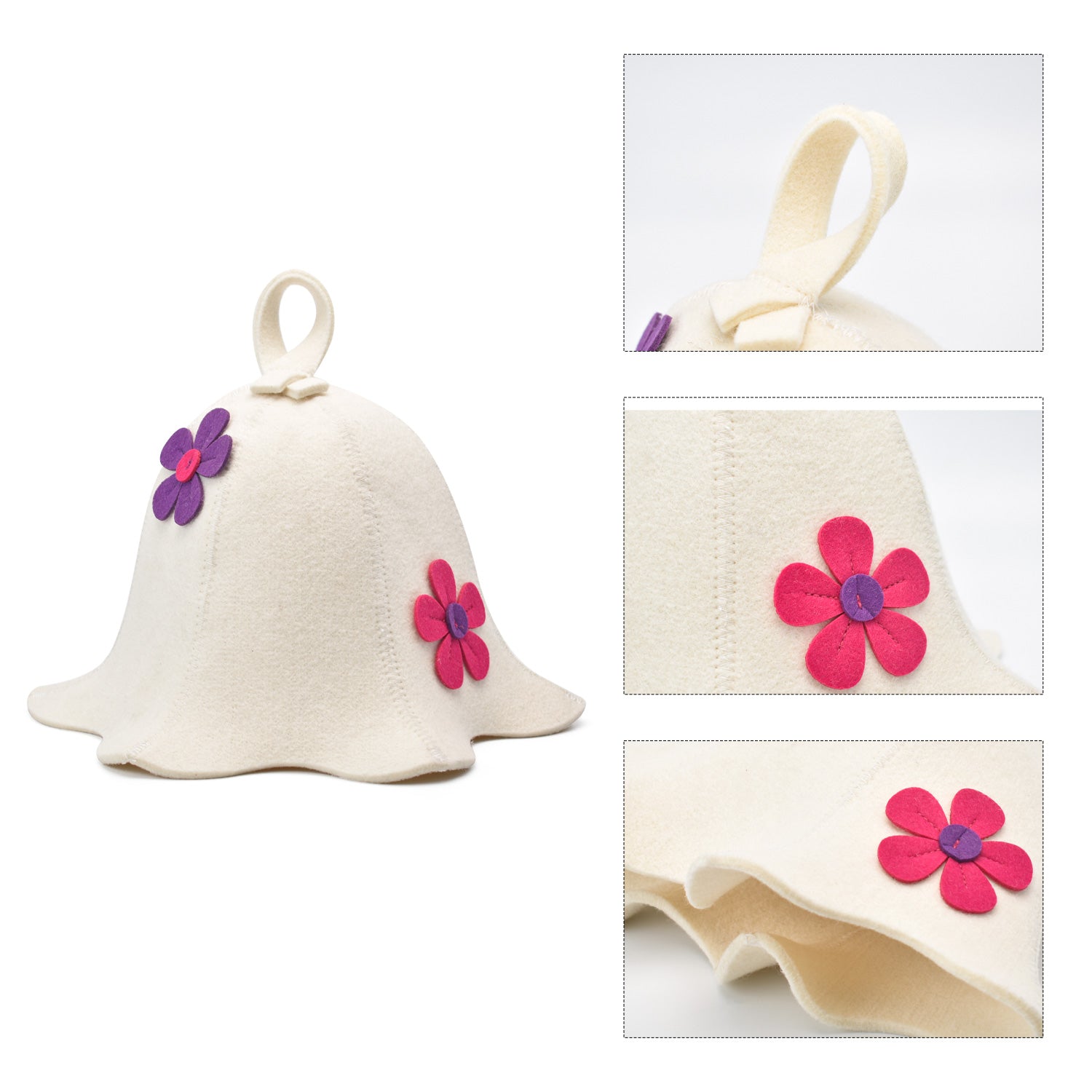 Sauna Hat - Flowers