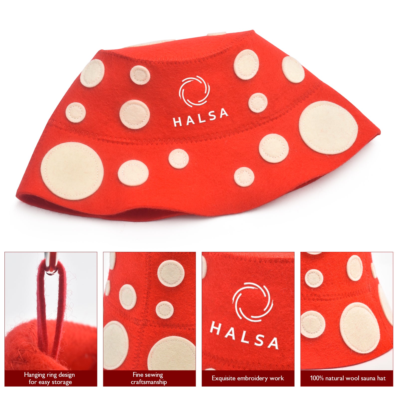 Sauna Hat - Mushroom