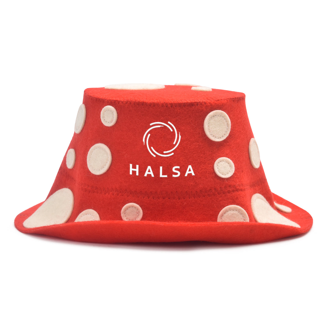 Halsa Mushroom Wool Sauna Hat - 100% natural wool for heat protection