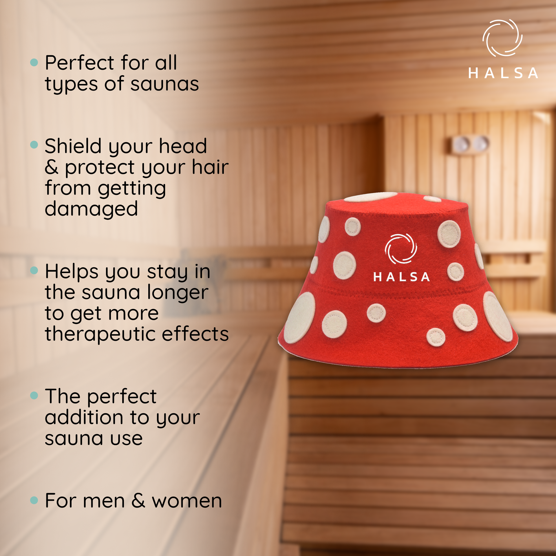 Sauna Hat - Mushroom