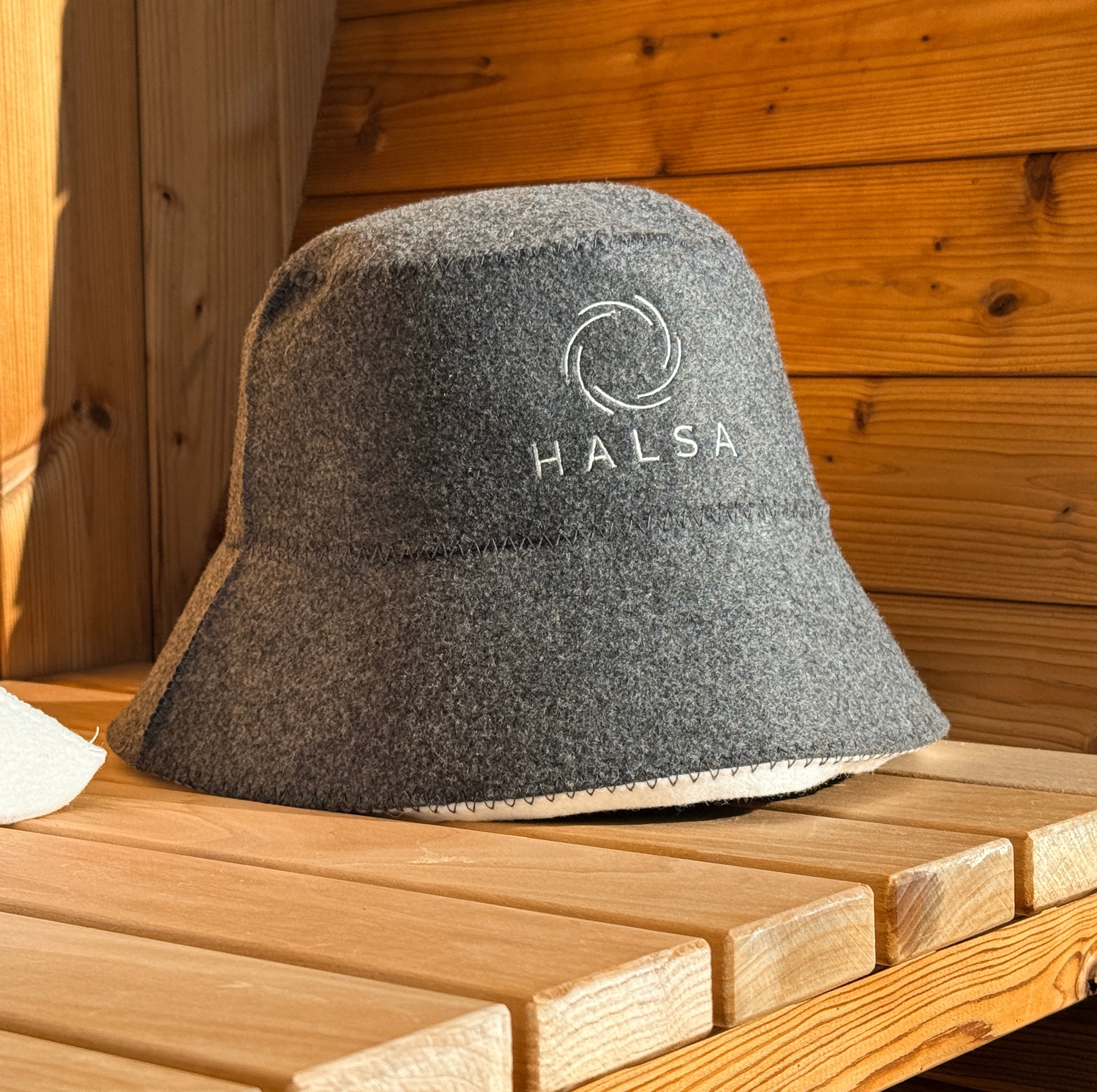 Bucket Wool Sauna Hat