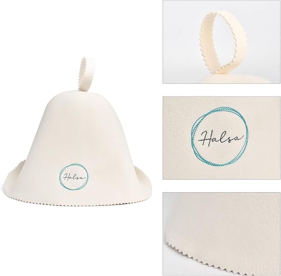 Merino Wool Sauna Hat