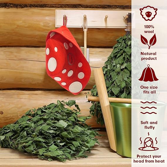 Sauna Hat - Mushroom