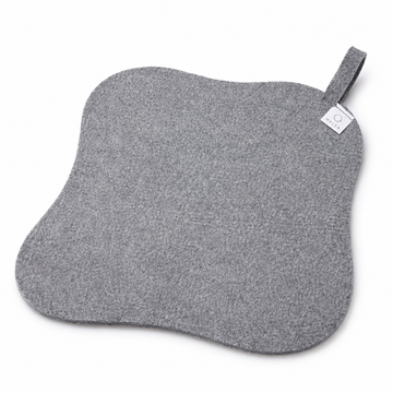 Halsa Wool Sauna Bench Pad in grey NordicWool felt seat cushion