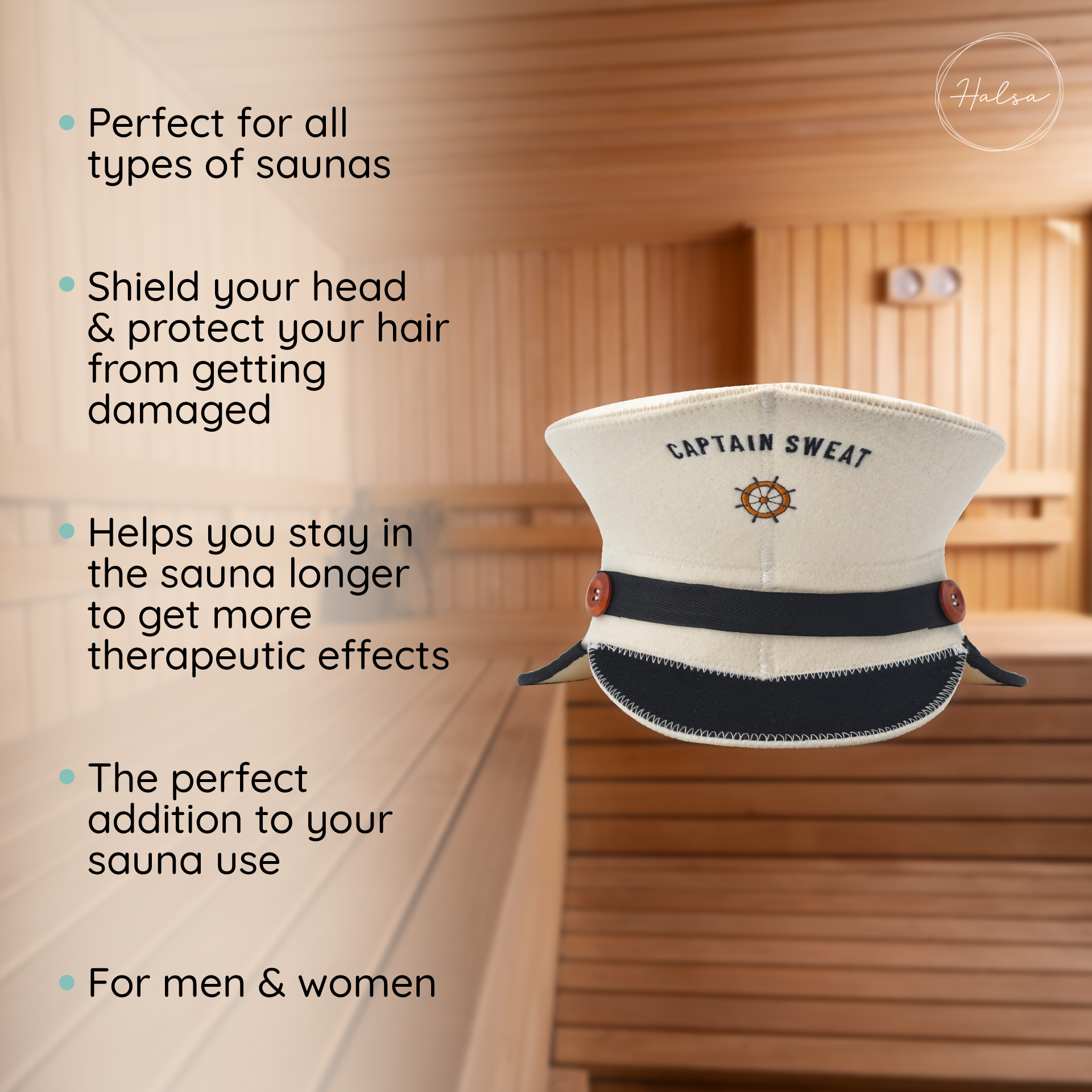 Sauna Hat - Captain
