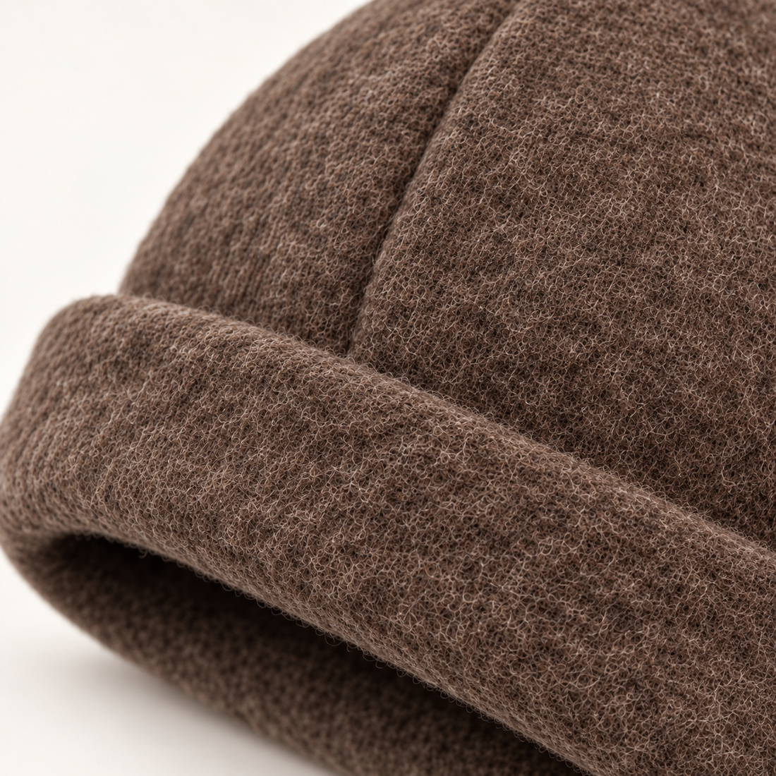 Beanie Wool Sauna Hat — Brown