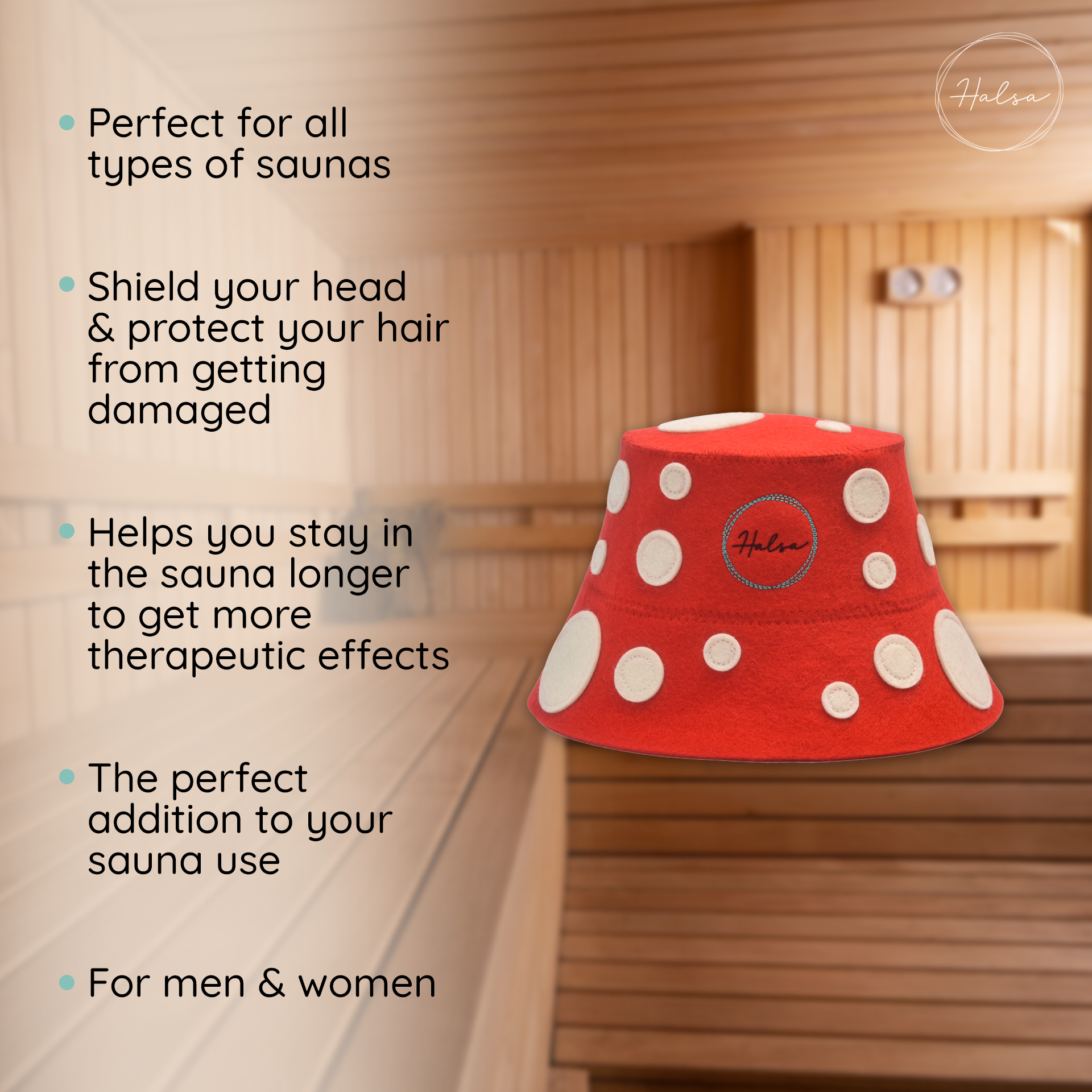 Sauna Hat - Mushroom