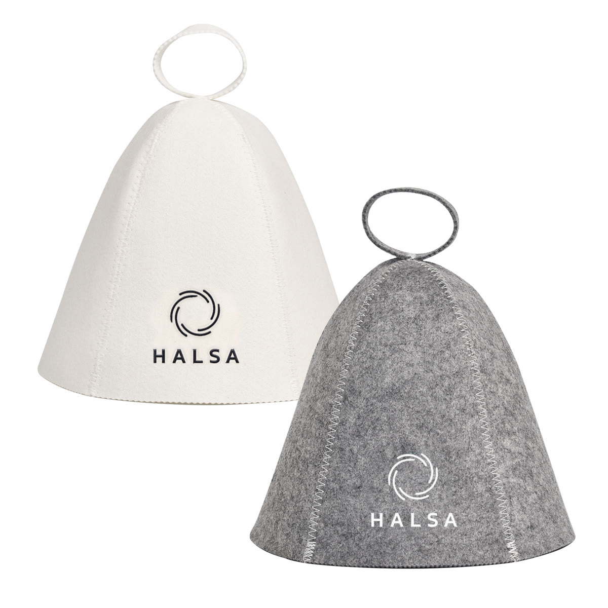 Halsa Sauna Hat 2 Pack - 100% natural wool for heat protection