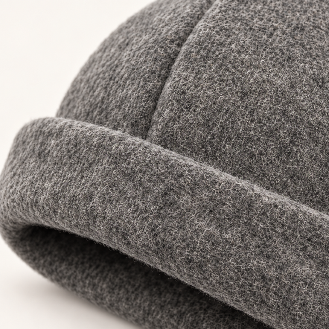 Beanie Wool Sauna Hat — Grey