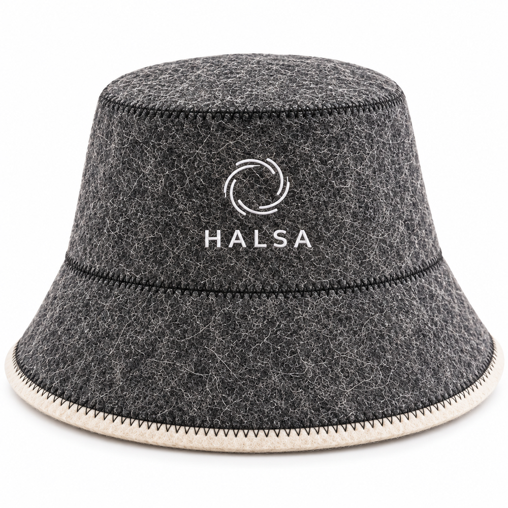 Bucket Sauna Hat — 100% Wool, Free Shipping | Halsa