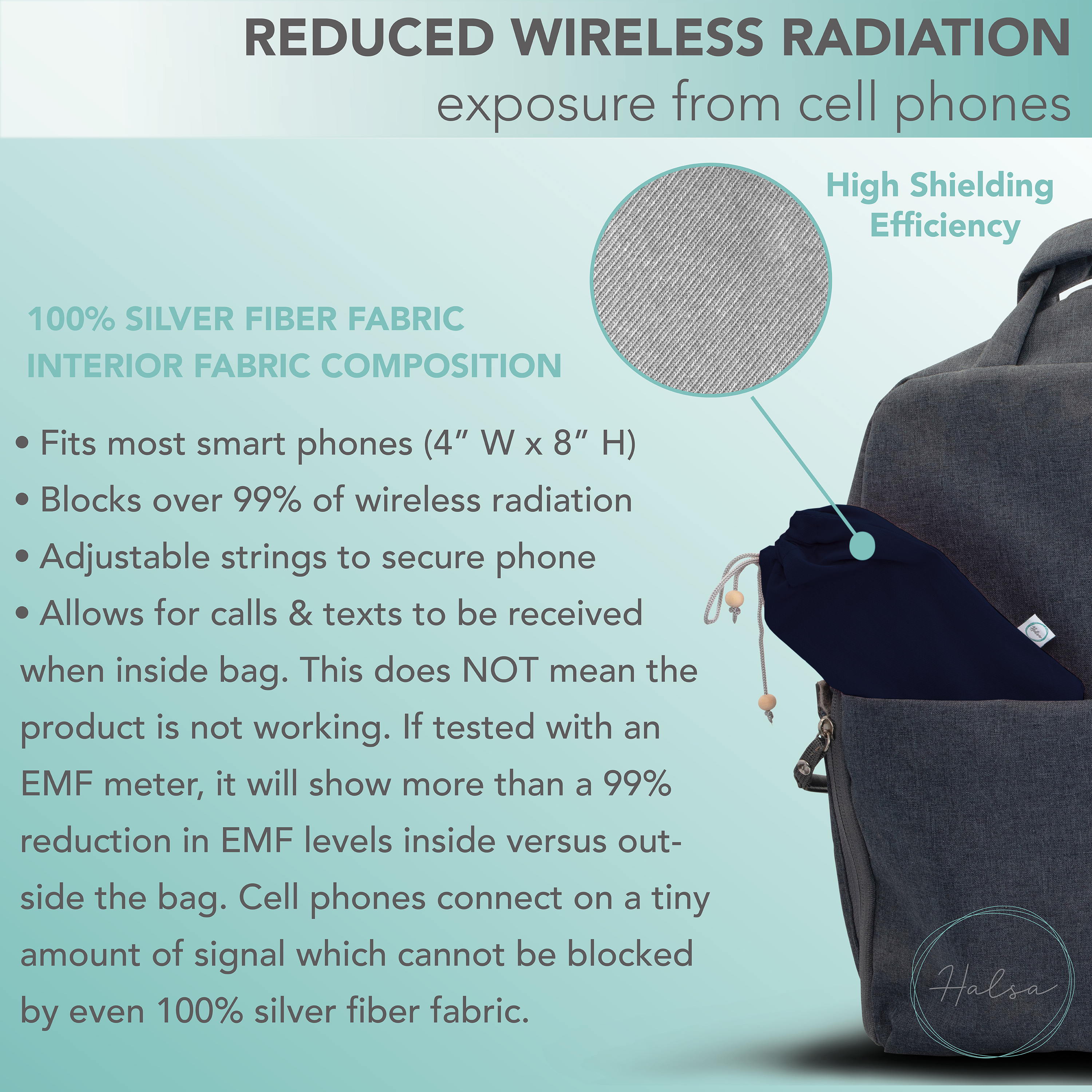 EMF Protection Cell Phone Sleeve