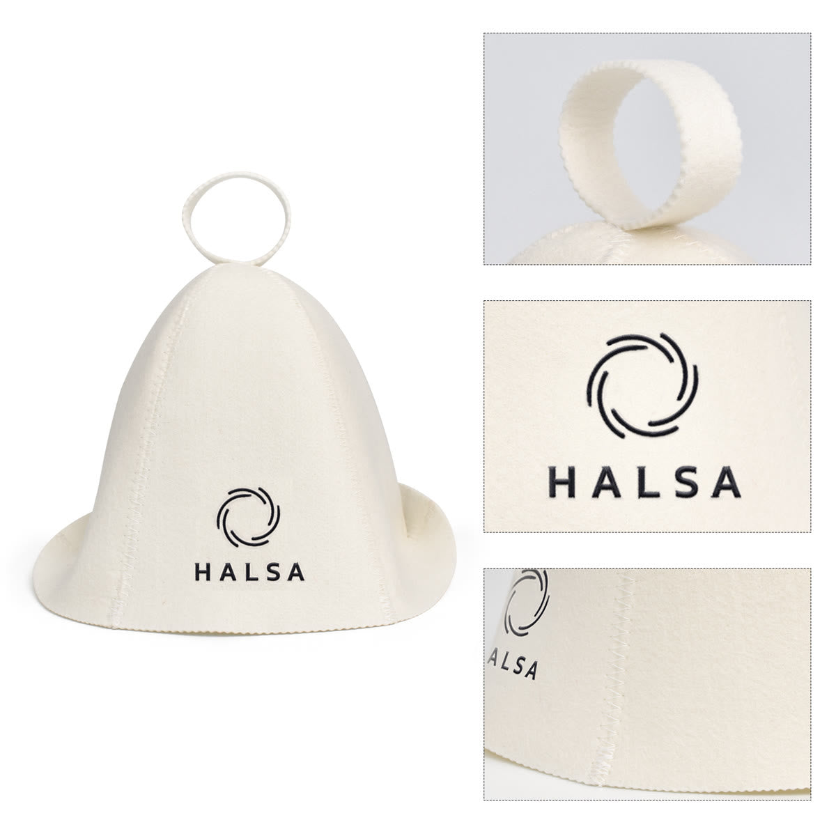 Halsa Sauna Hat 2 Pack lifestyle photo - sauna hat for men and women