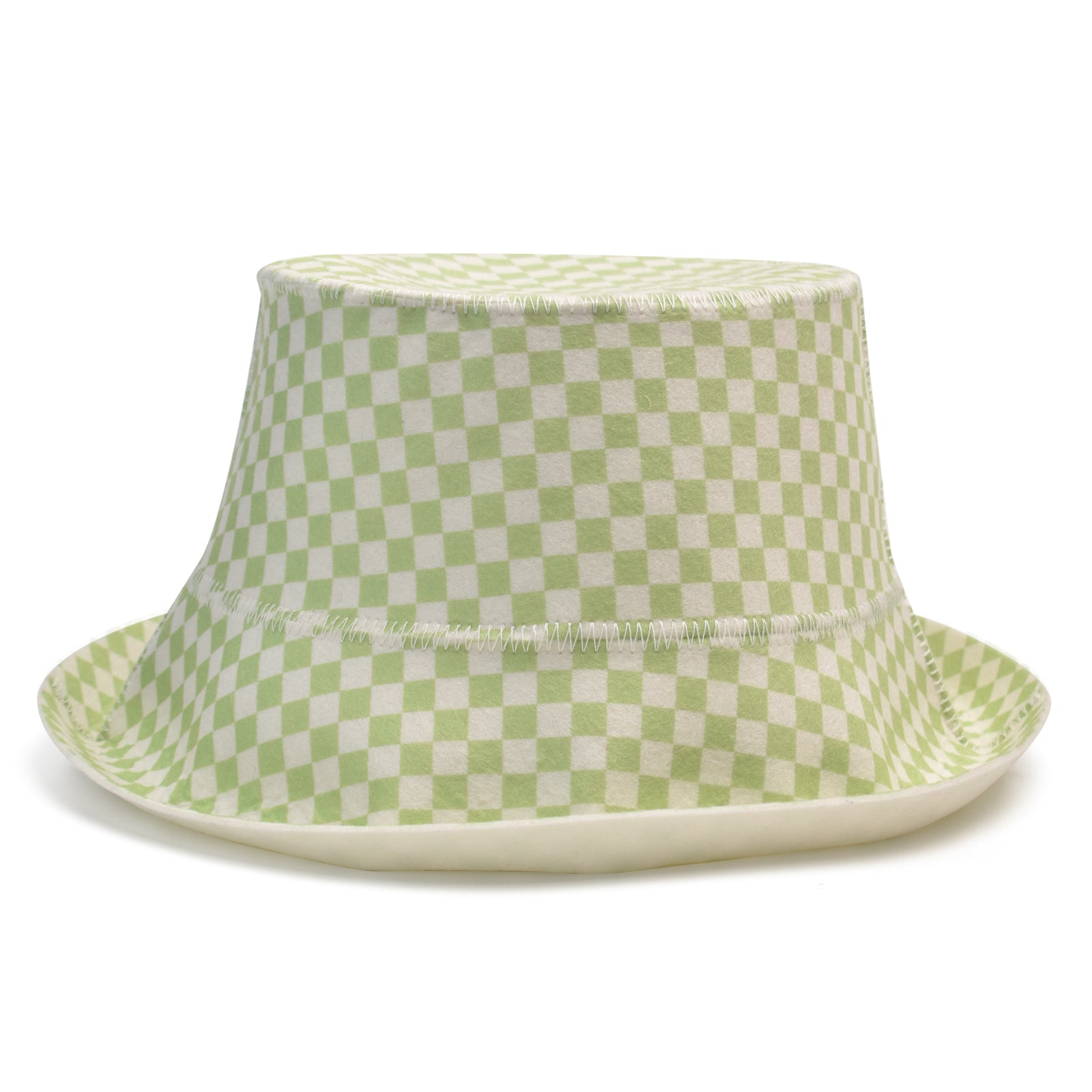 Sauna Hat - Green Checkered