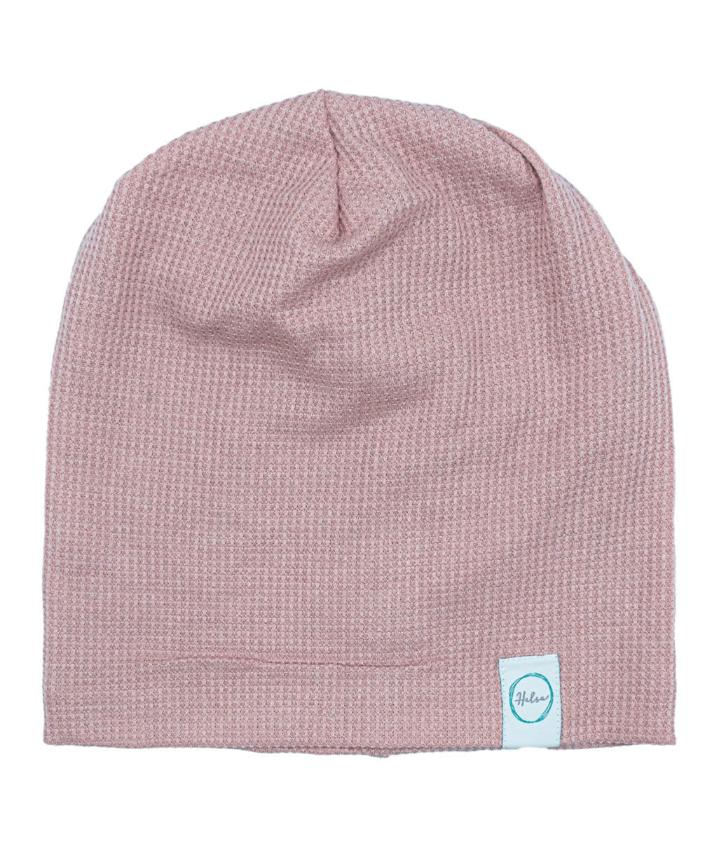 Halsa anti-radiation beanie side view - 99.9% shielding