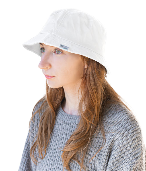 Halsa EMF Blocking Anti Radiation White Bucket Hat