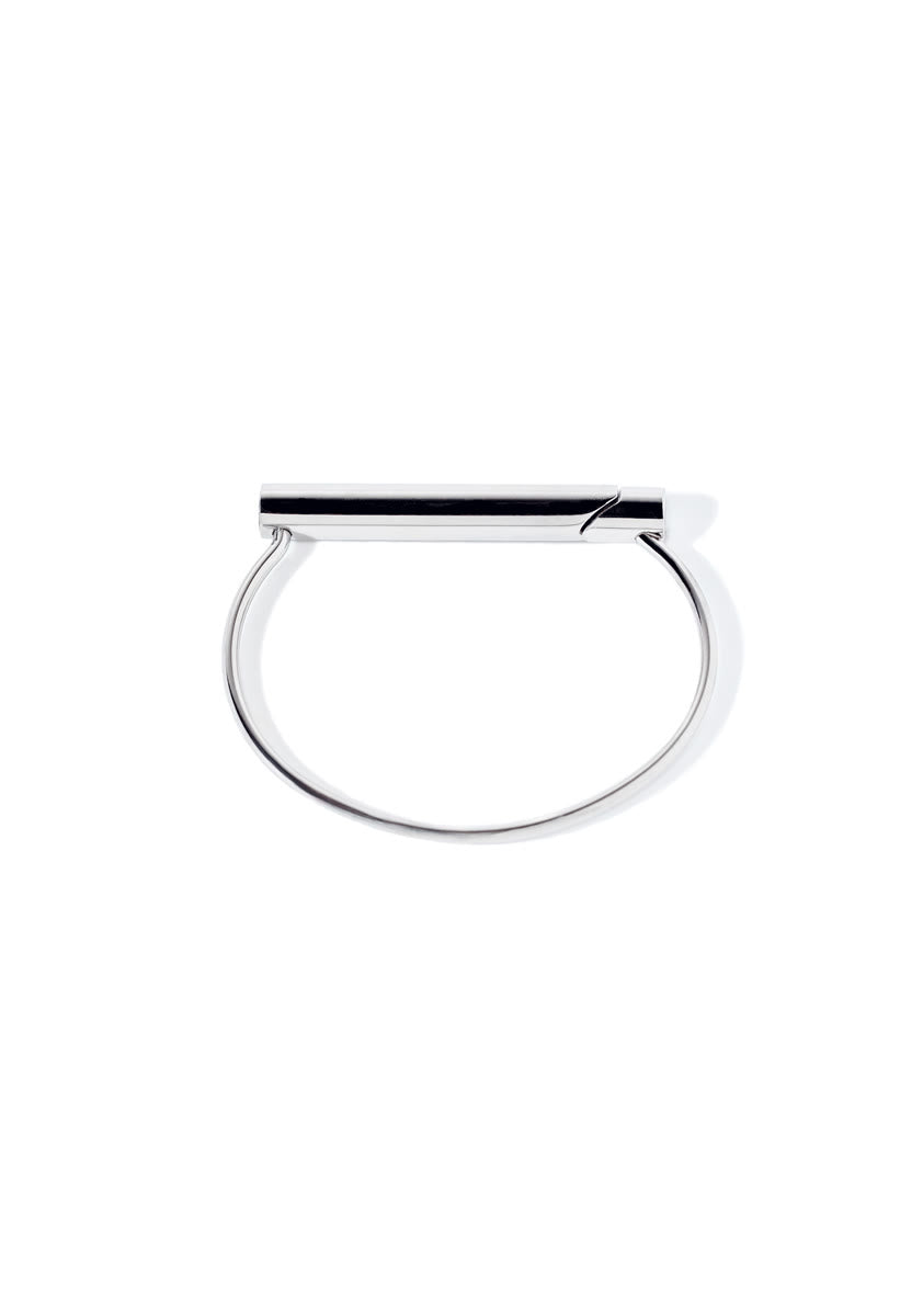 Halsa silver mindful breathing cuff - stress relief wearable tool
